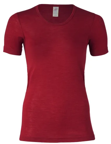 T-Shirt da Donna in Seta e Lana Merino - Engel