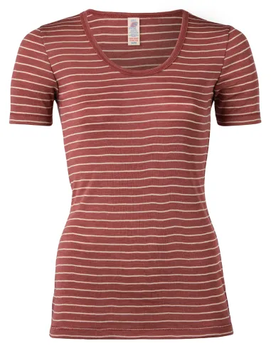 T-Shirt da Donna in Seta e Lana Merino - Engel