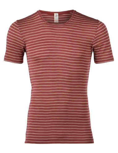 T-Shirt da Uomo in Seta e Lana Merino - Engel